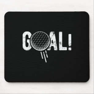 Lustiges Fußballtor Golf Vier Witz Mousepad