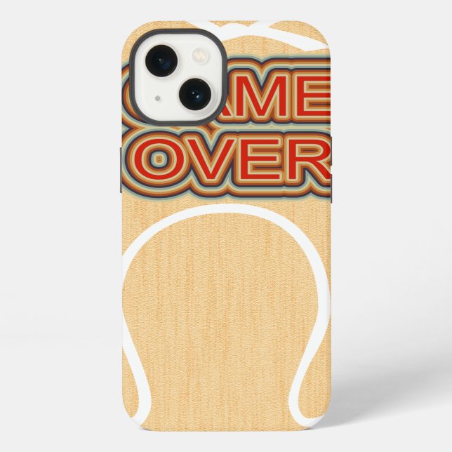 Lustiges Game Over iPhone Hülle (Rückseite)