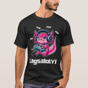 Lustiges Gamer Axolotl Humor Wortspiel Kleinkind J T-Shirt