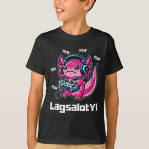 Lustiges Gamer Axolotl Humor Wortspiel Kleinkind J T-Shirt