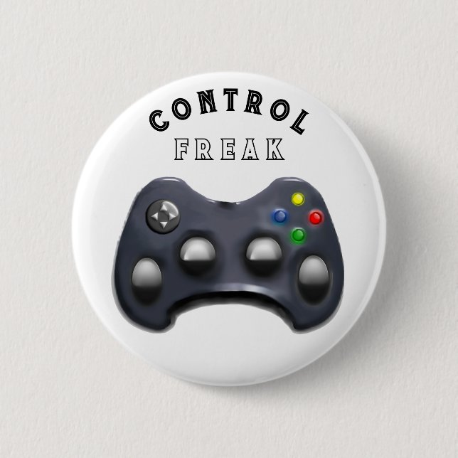 Lustiges Gamer-Geschenk Button (Vorderseite)