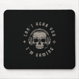 Lustiges Gamer-Geschenk Videospiele Schädel Kann d Mousepad