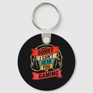 Lustiges Gamer-Shirt für jugendliche Jungen Männer Schlüsselanhänger