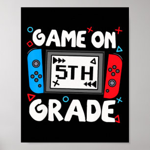 Lustiges Gamer-Spiel An 5. Klasse Ck Zur Schule Ki Poster