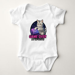 Lustiges Gaming-Katze Gamer-Geschenk - Meine Katze Baby Strampler