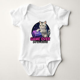 Lustiges Gaming-Katzengeschenk für Katzenliebhaber Baby Strampler