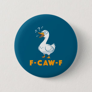 Lustiges Gänse-Meme-Shirt Witz Vogel Humor Spruch  Button