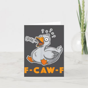Lustiges Gänse-Meme-Shirt Witz Vogel Humor Spruch  Karte
