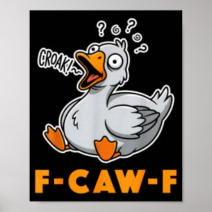 Lustiges Gänse-Meme-Shirt Witz Vogel Humor Spruch Poster