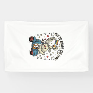 Lustiges Gänse-Roller-Liebe Vintage-Shirt-Design_1 Banner