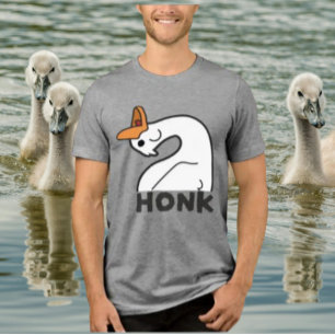 Lustiges Gänse-Shirt Tri-Blend Shirt