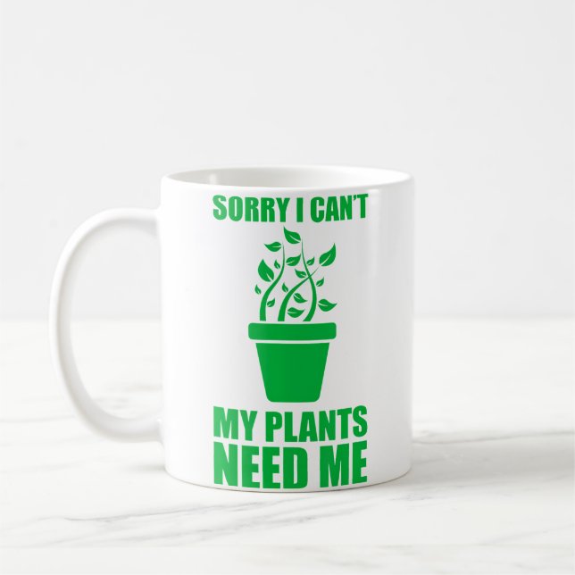 Lustiges Gartenshirt Gärtner Kaffeetasse (Links)