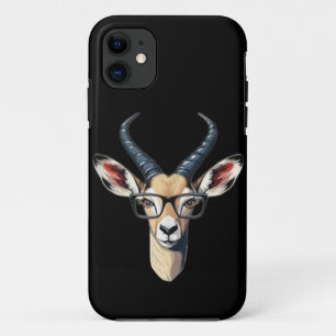 Lustiges Gazellengesicht für Safari- und Brillenli Case-Mate iPhone Hülle