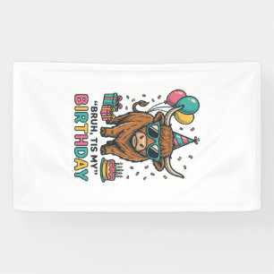 Lustiges Geburtstags-Hochlandkuh-Party-Design_1 Banner