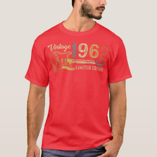 Lustiges Geburtstagsgeschenk 1962 für Männer Gitar T-Shirt