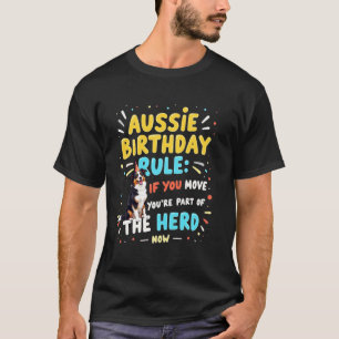 Lustiges Geburtstagsgeschenk Australian Shepherd H T-Shirt