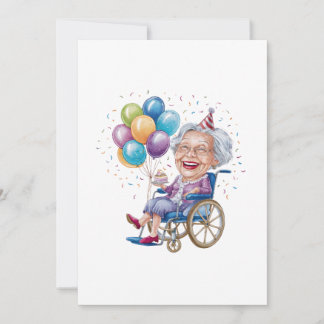 Lustiges Geburtstagsgeschenk für Oma für ältere Ta Karte