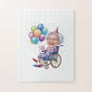 Lustiges Geburtstagsgeschenk für Oma für ältere Ta Puzzle
