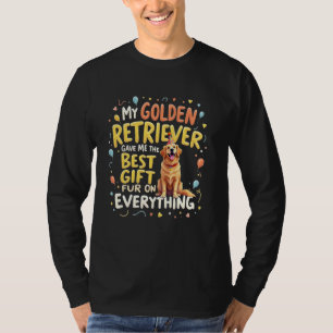 Lustiges Geburtstagsgeschenk Golden Retriever Hund T-Shirt