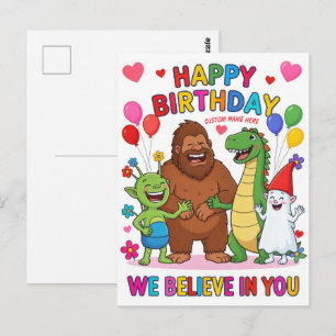 Lustiges Geburtstagsgeschenk Postkarte