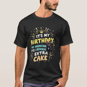 Lustiges Geburtstagsgeschenk schwarzer französisch T-Shirt