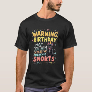 Lustiges Geburtstagsgeschenk schwarzer französisch T-Shirt