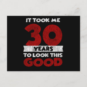 Lustiges Geburtstagsgeschenk zum 30. Geburtstag Vi Postkarte
