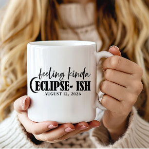 Lustiges Gefühl irgendwie finsternis-artige Sonnen Kaffeetasse