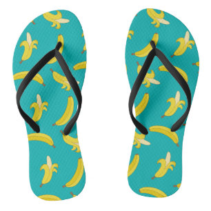 Lustiges gegangenes illustriertes Muster der Flip Flops
