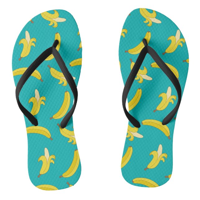 Lustiges gegangenes illustriertes Muster der Flip Flops (Fußbett)