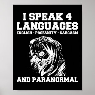 Lustiges Geist-Jagd-Shirt Sarkastisches Paranormal Poster