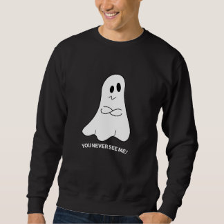 Lustiges Geist-Männer-Sweatshirt – Du siehst mich Sweatshirt