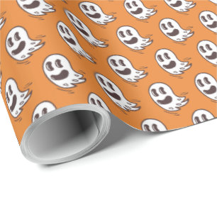 Lustiges Geister-Muster-Wrap-Papier Geschenkpapier