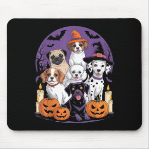 Lustiges Geisterhund Halloween-Shirt Halloween Hun Mousepad
