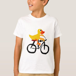 Lustiges gelbes Enten-Reitfahrrad T-Shirt