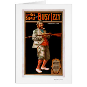 Lustiges Geo. Sidney als beschäftigtes Izzy