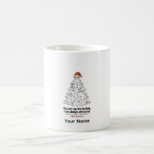 Lustiges Geographie-Geschenk Nordpol Tasse