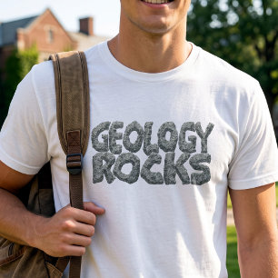 Lustiges Geologen-Geschenk - Geologie Rocks Pun Zi T-Shirt