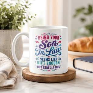 Lustiges Geschenk, dein Schwiegersohn zu sein, rei Kaffeetasse