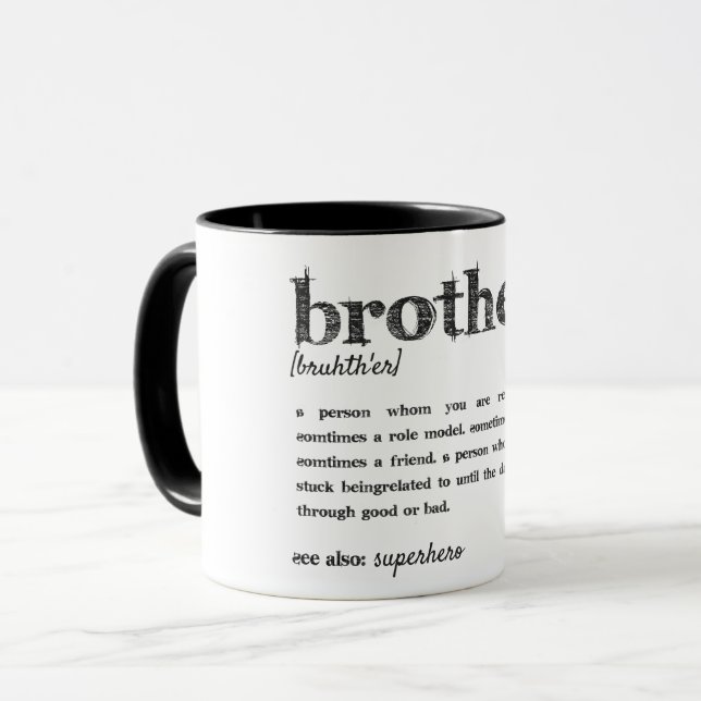 Lustiges Geschenk des schwarzen besten Tasse (Vorderseite Links)