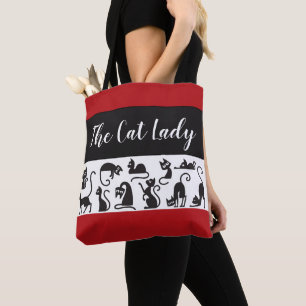 Lustiges Geschenk! Die Katzenlady Whimsical-Tasche