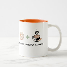 Lustiges Geschenk Experte für erneuerbare Energie Zweifarbige Tasse