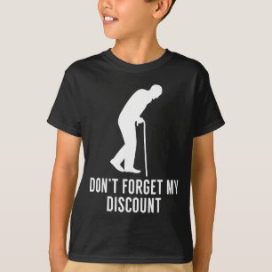 Lustiges Geschenk für ältere Menschen - Vergiss ni T-Shirt