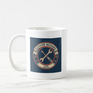 Lustiges Geschenk für Aufzugstechniker - Mechanike Kaffeetasse