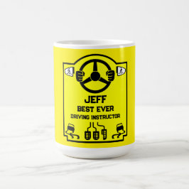 Lustiges Geschenk für Fahrlehrer Kaffeetasse