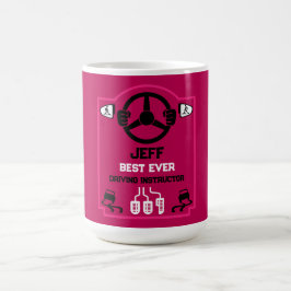 Lustiges Geschenk für Fahrlehrer Kaffeetasse