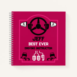 Lustiges Geschenk für Fahrlehrer Notizbuch
