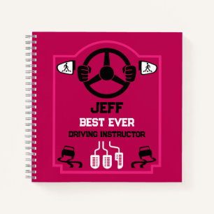 Lustiges Geschenk für Fahrlehrer Notizbuch