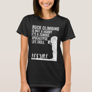 Lustiges Geschenk für Felsenkletterer für Männer F T-Shirt