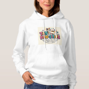 Lustiges Geschenk für Katzenliebhaber, um positiv  Hoodie